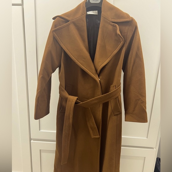 MANGO brown woman’s coat size XS - Picture 1 of 6